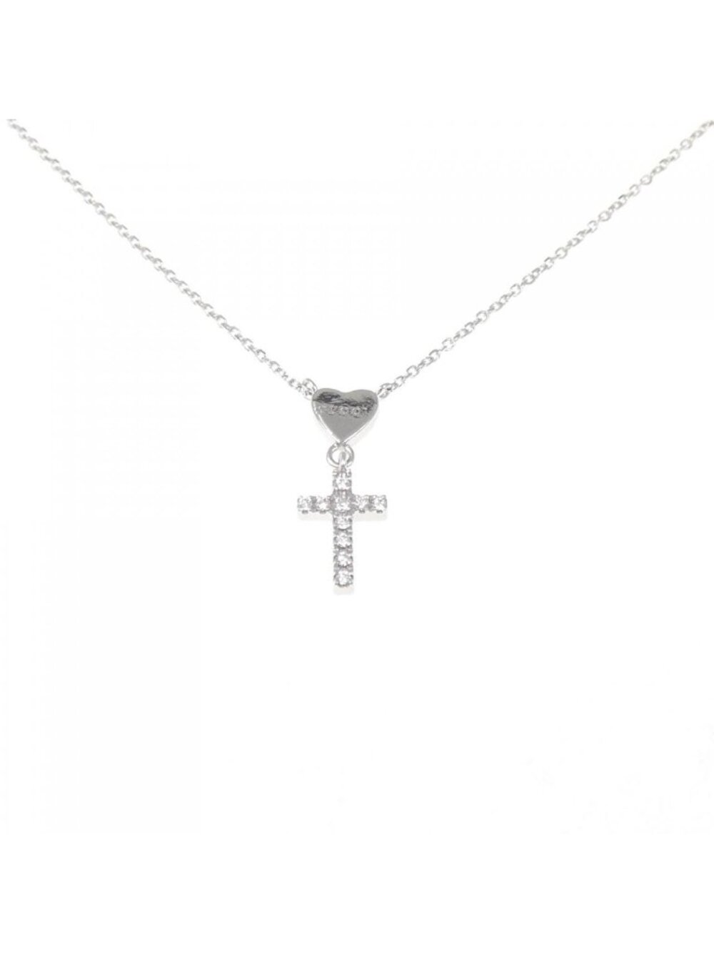 Gucci Cross Diamond Necklace